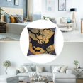 thumbnail image 5 of Acheng Halloween Pillow Covers Halloween Night Moon and Tree Art Print with Black Animal Bat Decorative Throw Pillow Covers Square Pillowcase Outdoor Cushion Cover  24x24in, 5 of 7