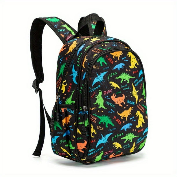 Mochila De Dinosaurio De Dibujos Animados Para Ninos De 1 Pieza Con Espalda Acolchada Mochila Liviana De Gran Capacidad Linda Dulce Mochila De Viaje Informal Mochila Escolar Para Ninos De Primaria