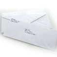 thumbnail image 6 of BAZIC White Envelope #10 Gummed Seal 4 1/8 x 9 1/2, Mailing Envelopes, 50-Count, 6 of 6