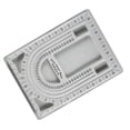 thumbnail image 1 of Bead Board, Jewelry Making Tool with Grooves and Scale for Design, DIY Craft Project, Stringing Necklace Organizer Tray, 1 of 7