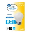 thumbnail image 6 of (2 pack) Great Value 18 Year LED Light Bulbs, A19 60 Watts Eqv, E26, Dim, Soft White, Frosted Glass, 4 Pack, 6 of 11