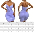 thumbnail image 2 of Robe Mini Dos Nu pour Femmes Robe Courte Sans Manches Ajustée Tenue de Vacances, 2 of 7
