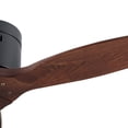 thumbnail image 6 of Modern Style 52-Inch Solid Wood Blade Low Profile Ceiling Fan, 6 of 6