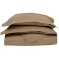 thumbnail image 1 of Premium Long Staple Cotton Duvet Cover Set Taupe / King/Cal King, 1 of 1