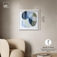 thumbnail image 5 of Serene Overlap II Shadowbox Print Modern Wall Decor by Art Remedy, White Frame, 24 x 24, 5 of 7