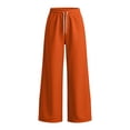 thumbnail image 6 of Vixolx Womens Wide Leg Sweatpants High Waist Drawstring Baggy Lounge Trousers Fall Winter Fashion Solid Color Joggers Pants with Pocket, 6 of 7