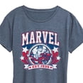 thumbnail image 3 of Marvel - Collegiate Americana - Women's Short Sleeve Graphic T-Shirt, 3 of 5