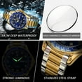 thumbnail image 6 of Poedagar Men's Business Luxury Classic Sports Waterproof Luminous Date Display Quartz Watch, 6 of 10