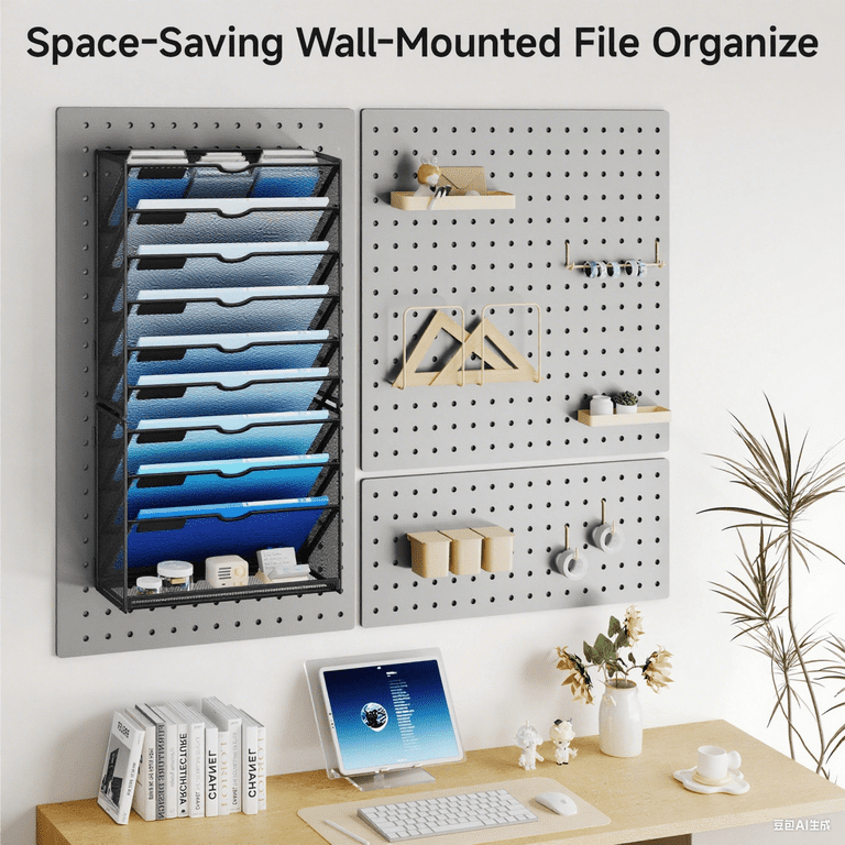 Marbrasse 10-Tier Wall File Organizer photo 8