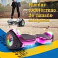 thumbnail image 2 of HOVERSTAR Hoverboard, LBW16 Chrome Color All Terrain Wide Tire, Electric Skateboard Tire with LED Light and Wireless Bluetooth Music Speaker HOVERSTAR LBW16, 2 of 7