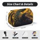 thumbnail image 5 of Disketp Elegant Gold Leaf Peacock Estuche de Lápices de Doble Capa con Tapa Abatible y Cremallera, Organizador Escolar para Adolescentes y Adultos, 5 of 7