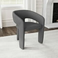 thumbnail image 2 of Coaster Eudora Boucle Fabric Upholstered Dining Arm Chair Gray, 2 of 11