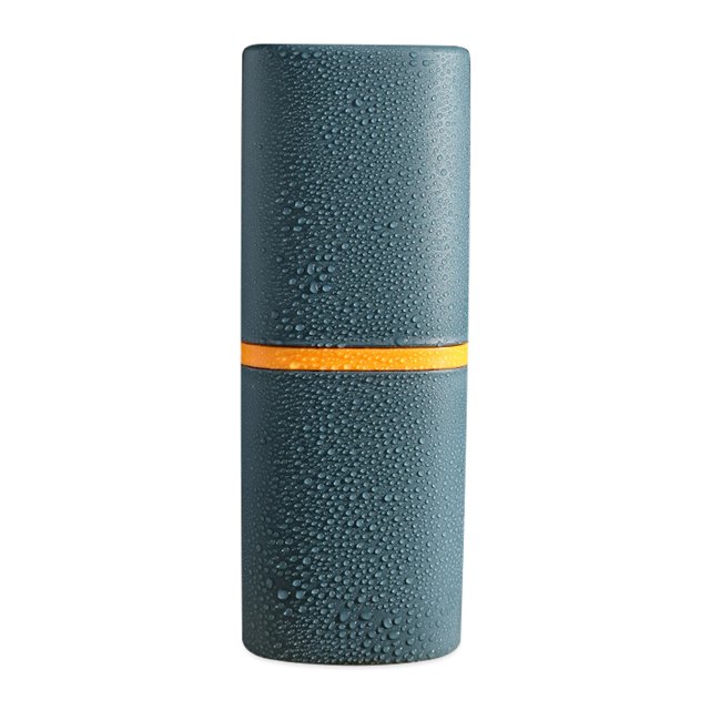 Cateissary Caja de soporte para cepillos de dientes, organizador a prueba de polvo, taza de enjuague bucal, estuche de cepillo de de baño Type2 NO2
