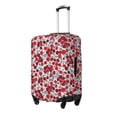thumbnail image 2 of Xecao Red Hawthorn print Elastic Luggage Cover, with double-sided print , is perfect for travel, business, and daily use (NOT included luggage!), 2 of 9