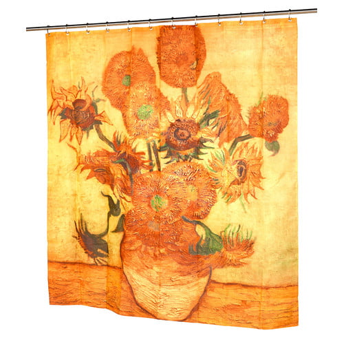 Sunflowers Museum Collection 100, Van Gogh Sunflower Shower Curtain