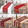 thumbnail image 2 of Camino de mesa con estampado navideño, mantel con bandera de Navidad, decoración de Año Nuevo, 2023, 2 of 4