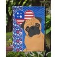 thumbnail image 3 of Apricot Pug USA American Flag Garden Size, 3 of 5