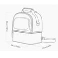 thumbnail image 4 of Mommy Travel Backpack Large Capacity Double Layers Thermal Insulated Bag for Breast Milk Type B M, 4 of 8