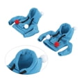 thumbnail image 6 of LAZIOEGR Universal Velvet Handlebar Hoodie Cover – Decorative Knob Protector for Scooters, Tricycles & Handbrakes, Blue, 6 of 8
