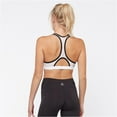 thumbnail image 2 of Reebok Womens Hero Racerback Sports Bra, White, X-Small, 2 of 2