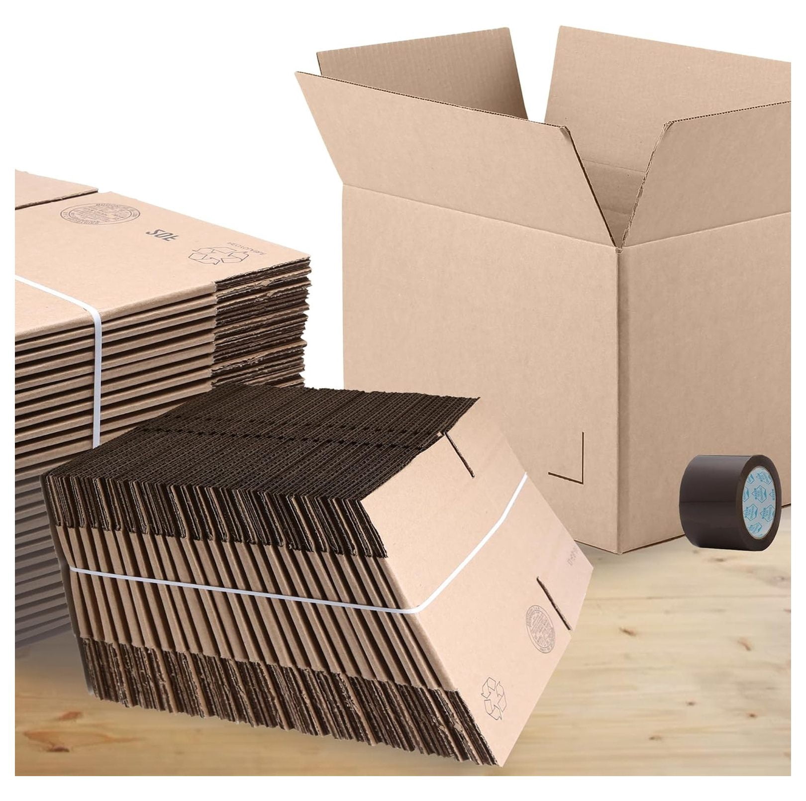Small Moving boxes 1 cubic ft 12x12x12 Pack of 25 by