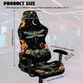 thumbnail image 2 of Whosucclay Dragonfly Moon Flower Print Gaming Chair Covers Slipcovers Washable, 4 Pieces Stretchable Elastic Computer Reclining Gaming Chair Seat Cover with Armrest Cover, 2 of 8