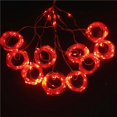 thumbnail image 3 of 1Pc USB Plug Curtain LED String Lights Christmas Tree Decor 2025 New Year Decor Lights Decor for Home Christmas Garland Lamp, 3 of 5