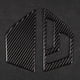 thumbnail image 4 of Embellecedor de cubierta de botón de ajuste de asiento de fibra de carbono, 2 uds., apto para Mercedes Benz Clase C W204 07-13, 4 of 8