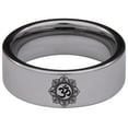 thumbnail image 4 of Namaste Tungsten Carbide Ring, 4 of 9
