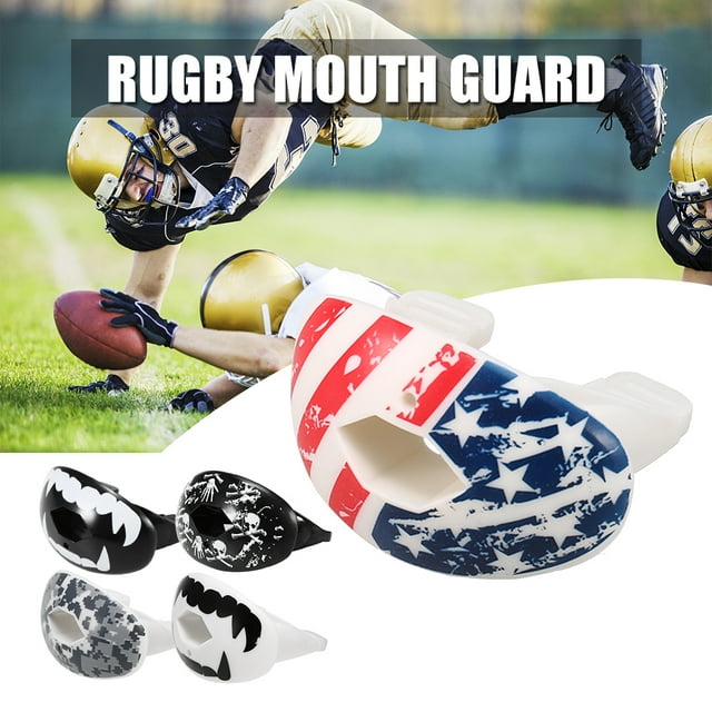 Protège-dents de Rugby de Qualité Alimentaire, Protecteur de Dents, Protège-Dents de Football Américain, Protection des Lèvres