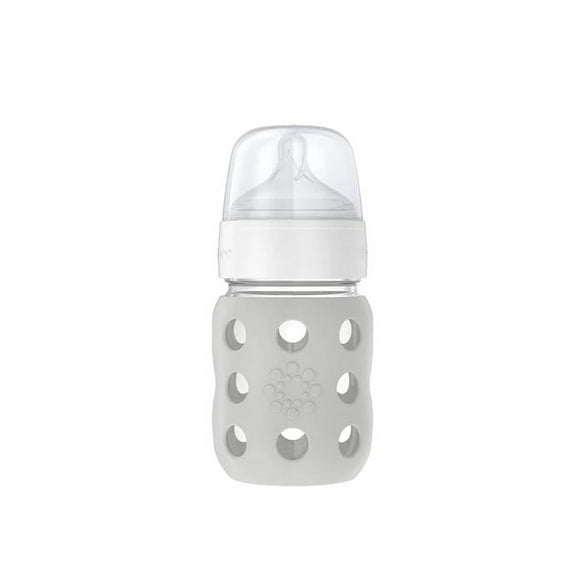 Lifefactory 8oz Glass Baby Bottle - Stone Gray (Gray)