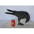thumbnail image 2 of Raven Looking Down Bronze State - Size: 19"L x 5"W x 11"H., 2 of 12