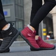 thumbnail image 5 of AUXDIQ Winter Boots Mens Womens Ankle Walking Boots Warm Fur Lined Booties Outdoor Snow Boots, 5 of 5