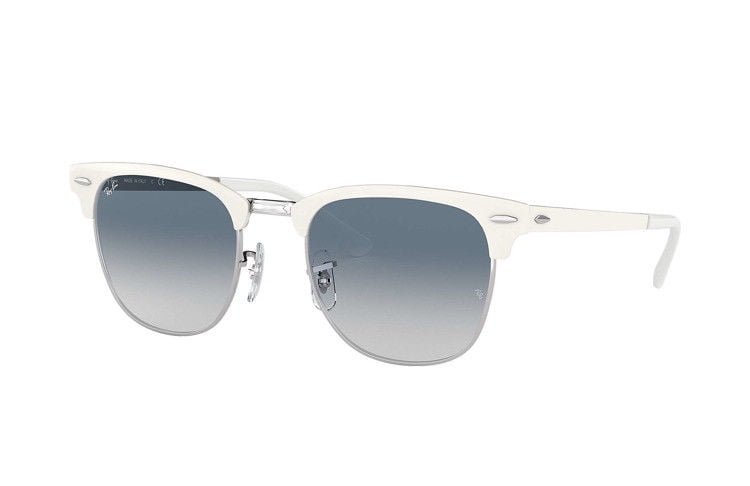 ray ban clubmaster silver frame
