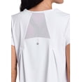 thumbnail image 4 of RBX Active Women's Quick Drying Short Sleeve Workout Top with Mesh, 4 of 5