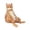 Orange, variant on Realistic Cat Model Figurine Small Animals Figures Cat Model Ornaments Diorama Animals Figures, for Home Decor Cake Topper Birthday Gifts Orange