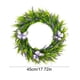 thumbnail image 3 of Corona de flores artificiales de primavera y verano de 45 cm | Decoración floral multicolor de plástico para puertas, paredes y ventanas | Decoración realista y duradera para el hogar, el patio, la, 3 of 8