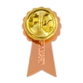 thumbnail image 3 of Bronze Plated 3rd Place Award Ribbon Lapel Pin, 3 of 3