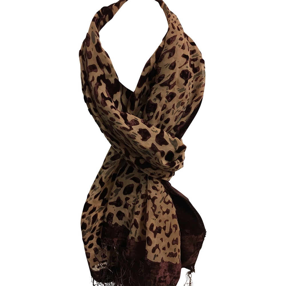 leopard shawl wrap