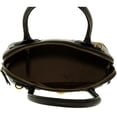 thumbnail image 3 of Anne Klein Women's Small Billie Faux Leather Dome Top-Handle Bag Satchel - Black, 3 of 3