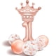 thumbnail image 2 of Juego de globos de lámina de Mylar con número rosa para celebraciones, fiestas y decoraciones, 2 of 4