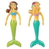 Inflatable Mermaid Summer Luau Party Favor 36" Inflatable Toys, 12 Pack