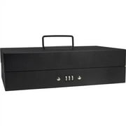 Barska Cash Box with 6-Compartment Tray and 4-Bill Holder