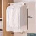 thumbnail image 4 of Bolsas colgantes para ropa para almacenamiento en armario, funda grande para colgar ropa, bolsa de almacenamiento con cremallera, ropa de armario translúcida, 4 of 5