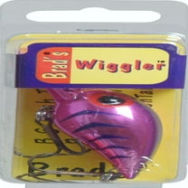 Brad's Wigglers Crank Bait, Metallic Cerise/Black Herringbone