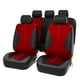 thumbnail image 4 of Funda de asiento de coche de color azul zafiro rojo, general, cuero de PU, cuero artificial, costura de PVC, 4 of 5
