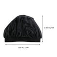 thumbnail image 2 of WEUVEB 3Pcs Elastic Sleep Caps Breathable Hair Protector Hat with Wide Band for Comfortable Night Use, 2 of 8