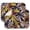 Colorfu, variant on 2pcs Hemp Leaf Dish Drying Mat Set, Foldable & Compact Sink Pad with Hanging Loop, Colorful Weed Psychedelic Pattern