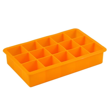 

Silicone 15-Cavity Square Drink Ice Square Pudding Jelly Chocolate Mold Mould Tray