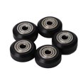 thumbnail image 1 of 5 Piezas De Bajo Ruido Con Polea De Plástico Para Impresora De Rodamientos 625ZZ, Rueda Pasiva De Impresora 3D, Para La Mayoría De Los Accesorios De Impresora 3D ANGGREK 3D Printer POM Wheel, 1 of 8